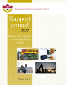 Rapport annuel 2017 : Gestion des sites contaminés : Rapport suivi