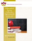 Special Report on Education Sector Collective Agreements