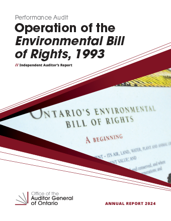 Operation of the Environmental Bill of Rights, 1993