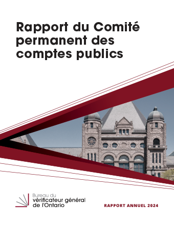 Rapport du Comité permanent des comptes publics