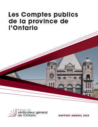 Les comptes publics de la province de l’Ontario