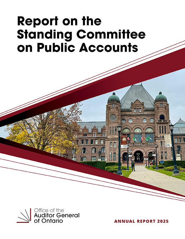Report on the Standing Committee on Public Accounts