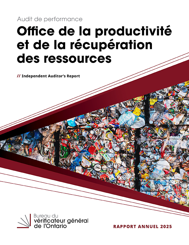 Office de la productivité et de la récupération des ressources
