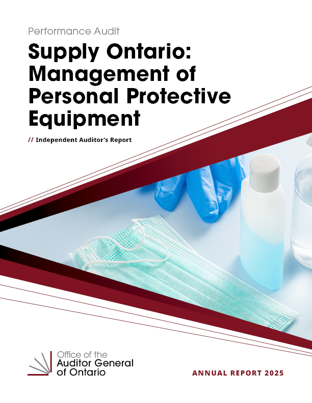 Supply Ontario: Management of Personal Protective Equipment 