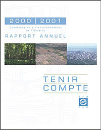 Rapport sur la protection de l’environnement de 2000-2001