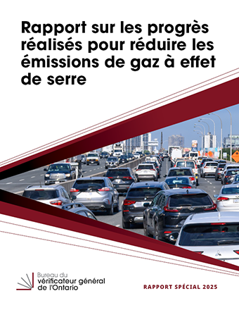 Rapport sur les progrès réalisés pour réduire les émissions de gaz à effet de serre