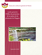 Audit spécial de l’Office de protection de la nature de la péninsule du Niagara