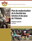 Plan de modernisation de la Société des loteries et des jeux de l’Ontari