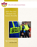 Special Report on 2015 Pan Am/Parapan Am Games Security