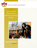 Special Report on Government Payments to Education-Sector Unions